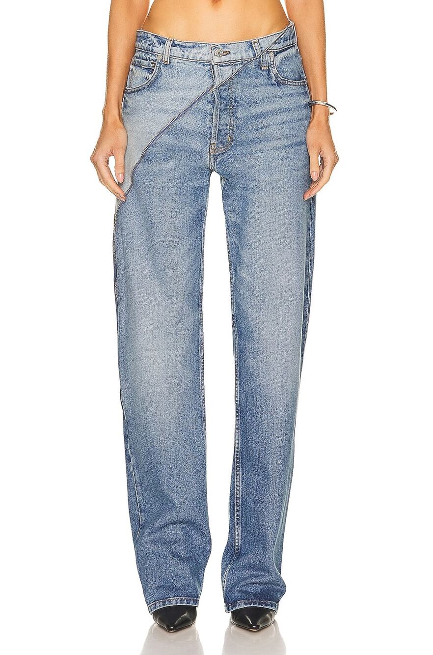 Eb Denim Zippered Blue Gemini Denim Jeans Size 25